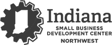 Indiana Small Business Development Center - black logo