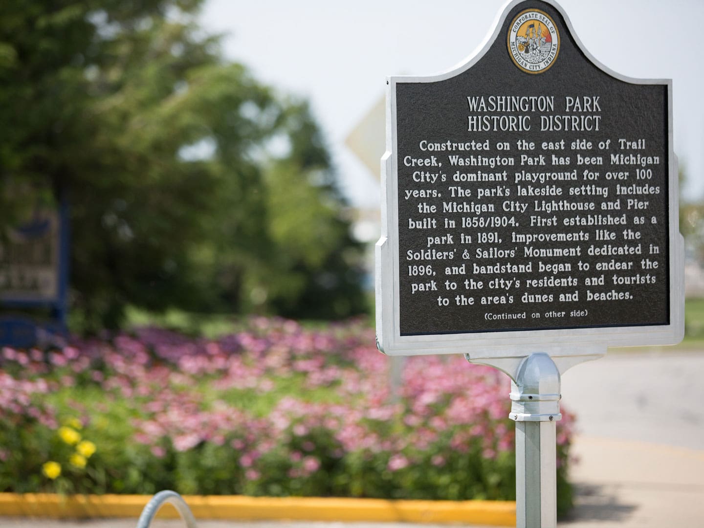 washington park historic district sign
