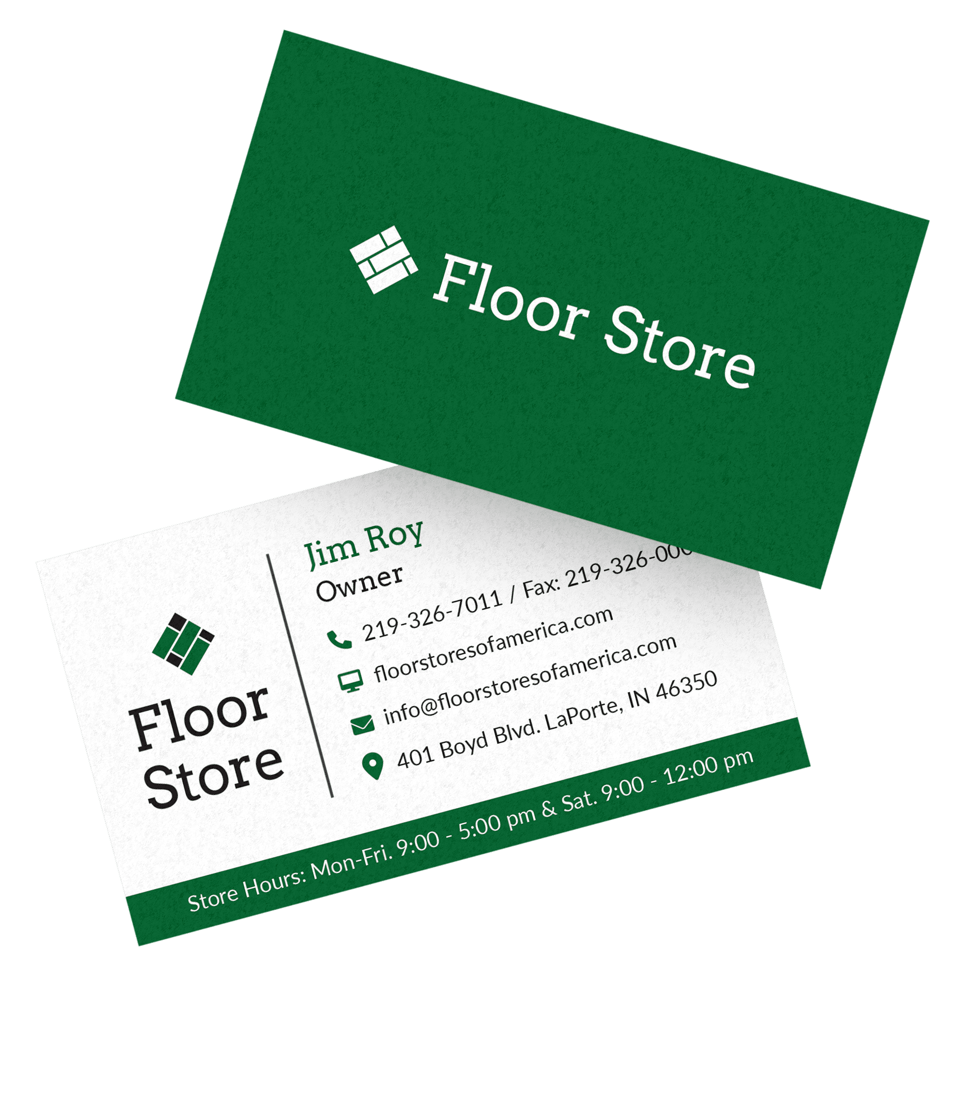 floor store branding mockup