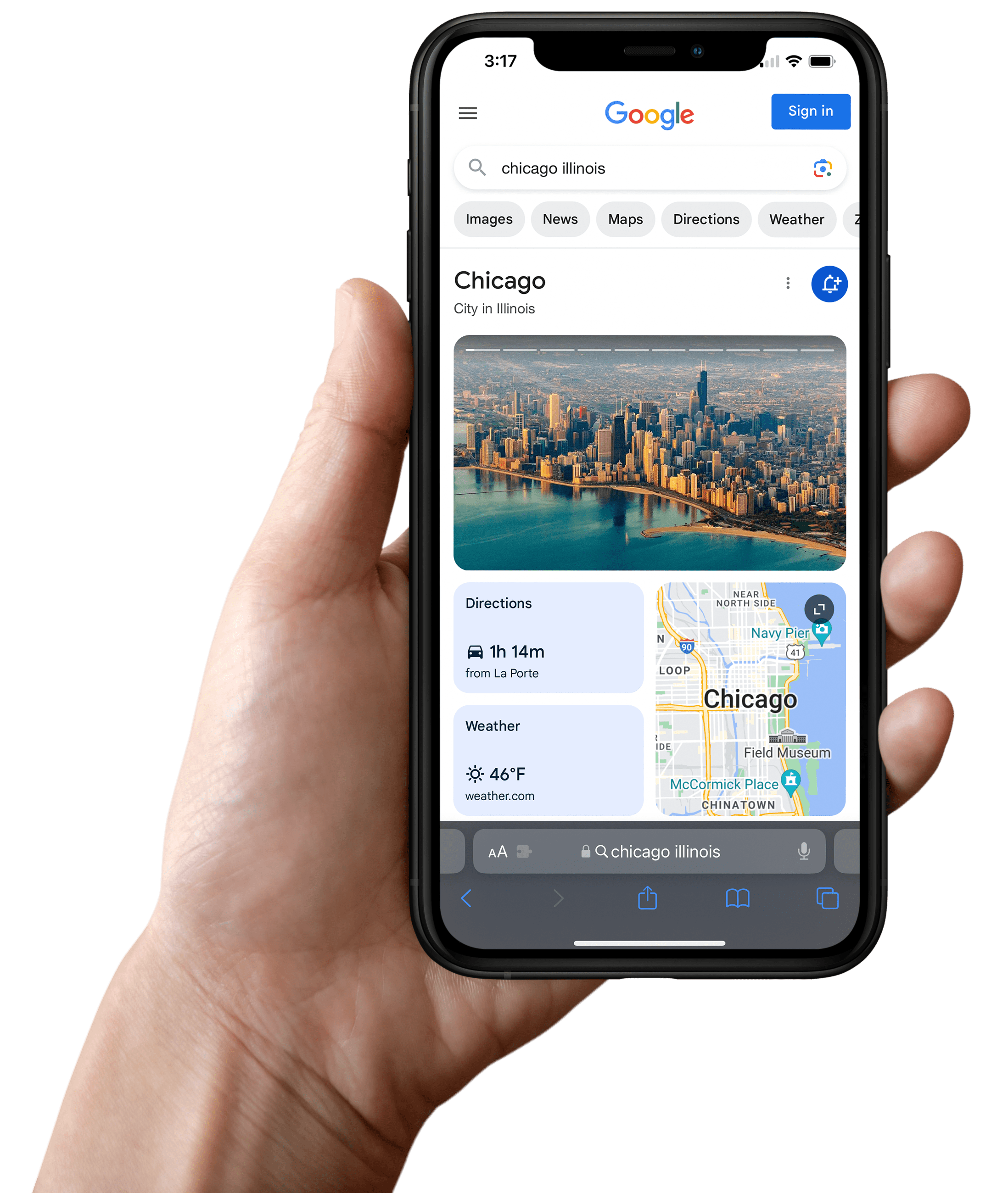 chicago digital marketing mockup